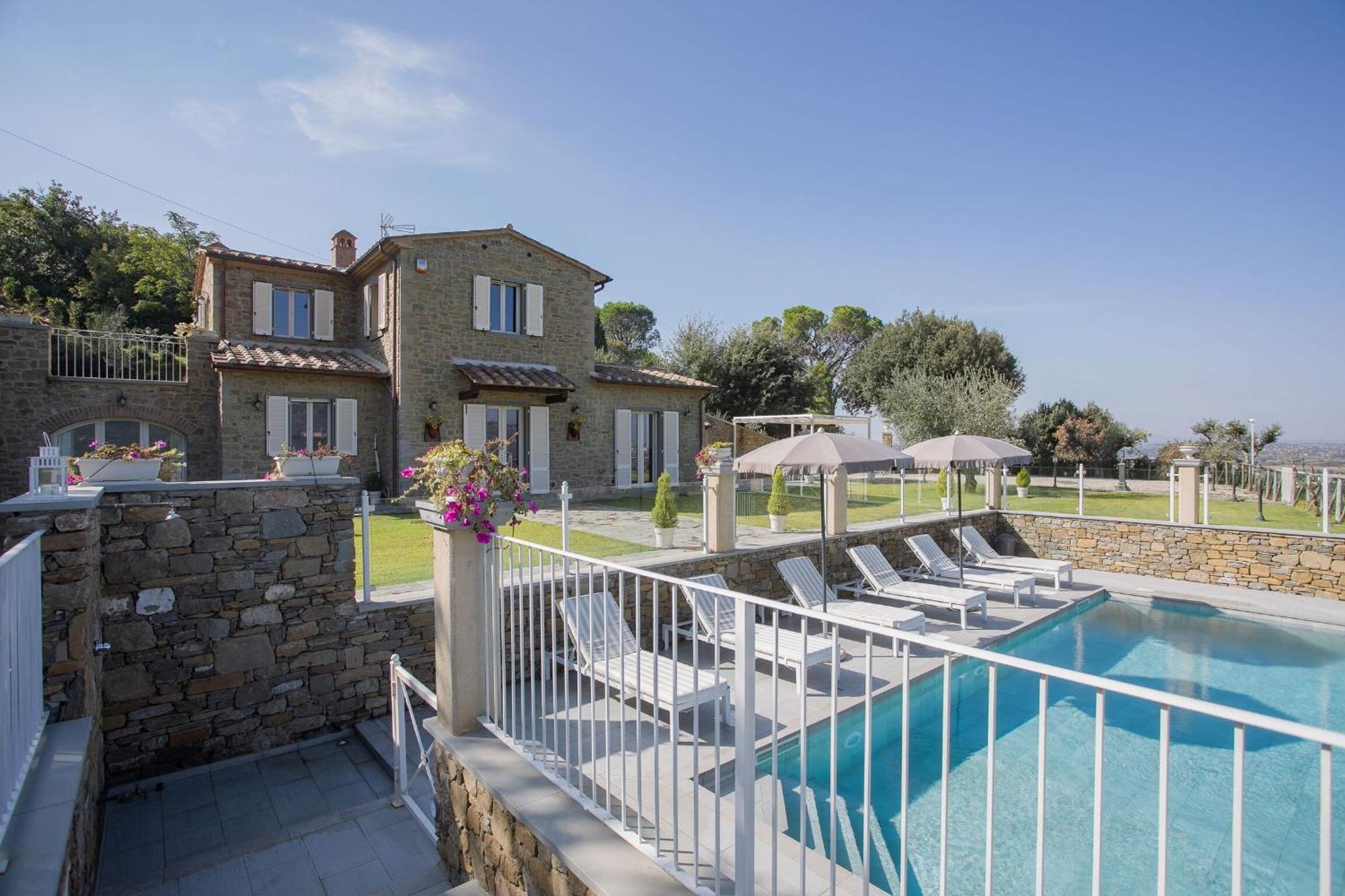 Villa Chiara Кортона Экстерьер фото