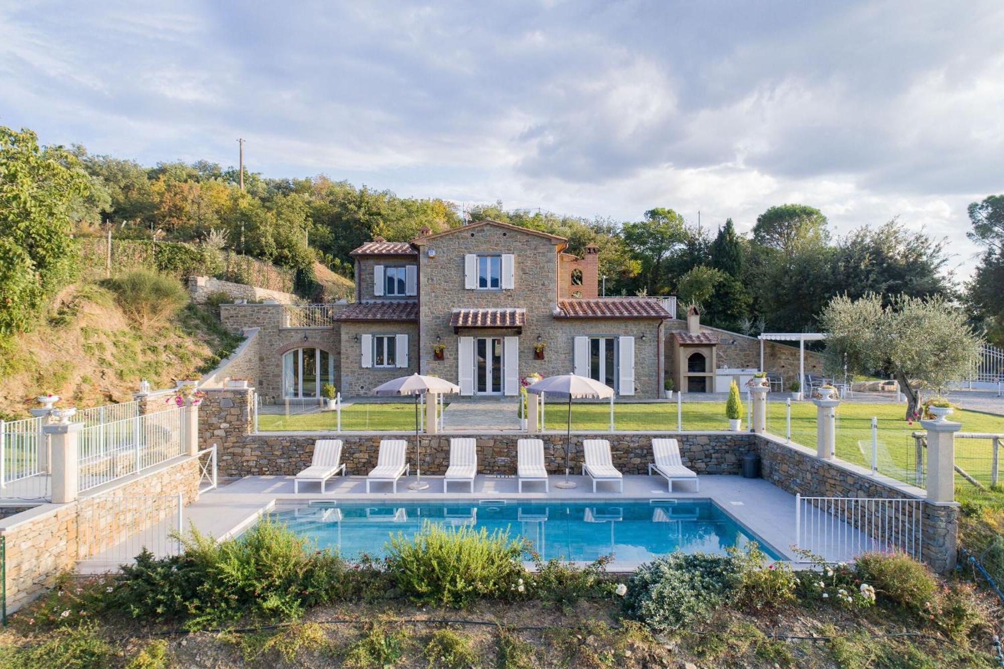 Villa Chiara Кортона Экстерьер фото